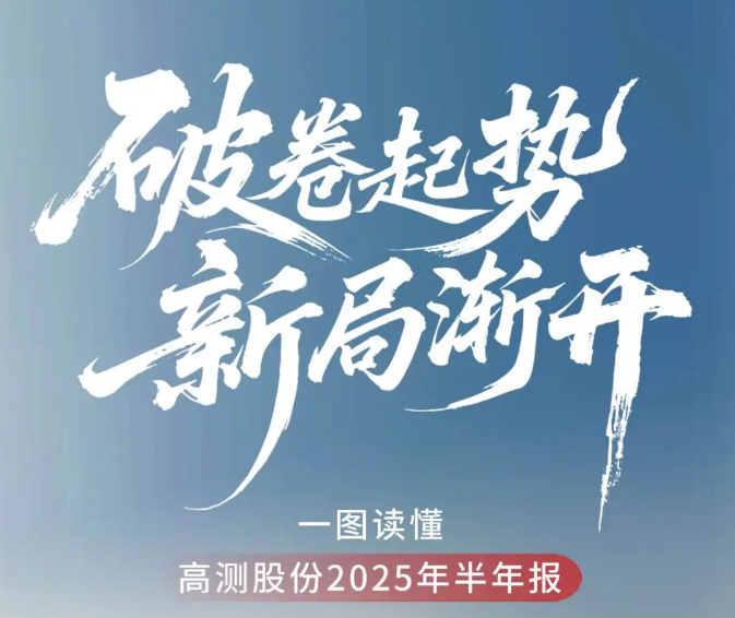 破卷起勢，新局漸開｜一圖讀懂高測股份2025年半年報